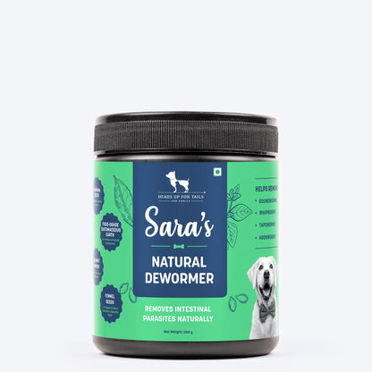 Sara's Natural Dewormer Supplement for Dogs 200g