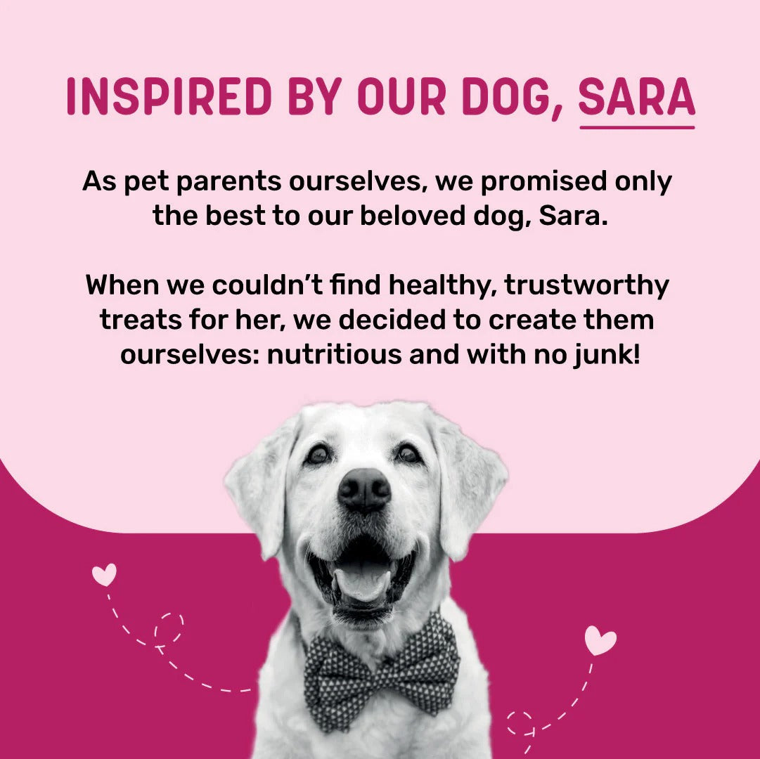 Sara's Dehydrated Lamb Jerky Dog Treats Single-Ingredient 70g