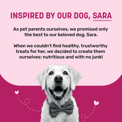 Sara's Dehydrated Lamb Jerky Dog Treats Single-Ingredient 70g