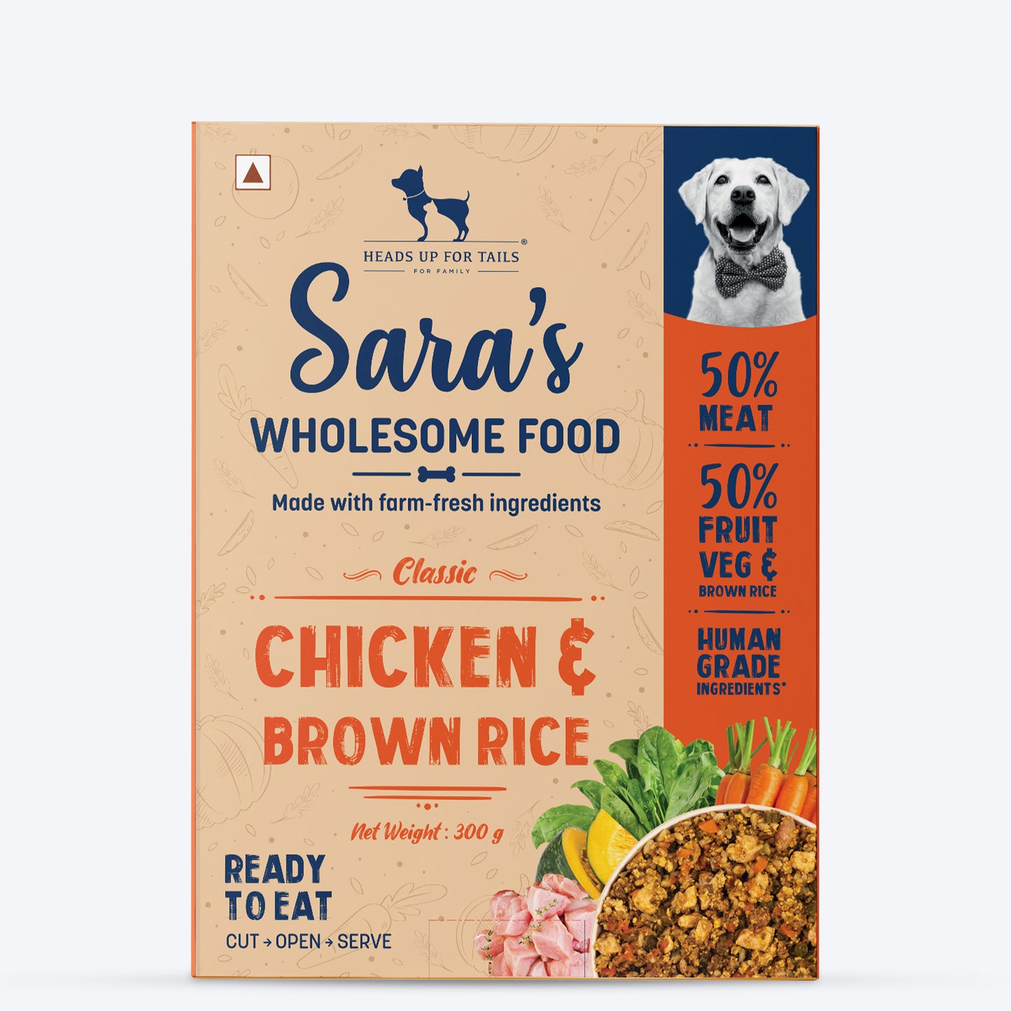 Sara's Wholesome Classic Chicken & Brown Rice Dog Food