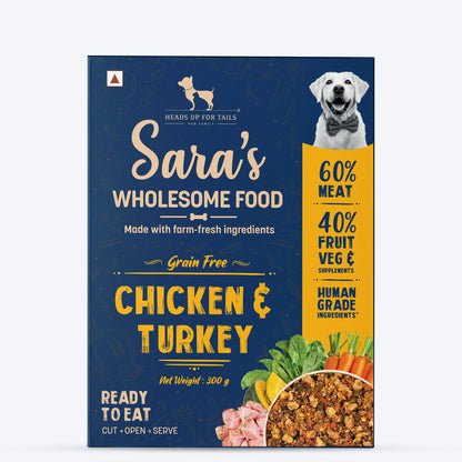 Sara's Wholesome Grain-Free Chicken & Turkey Dog Food