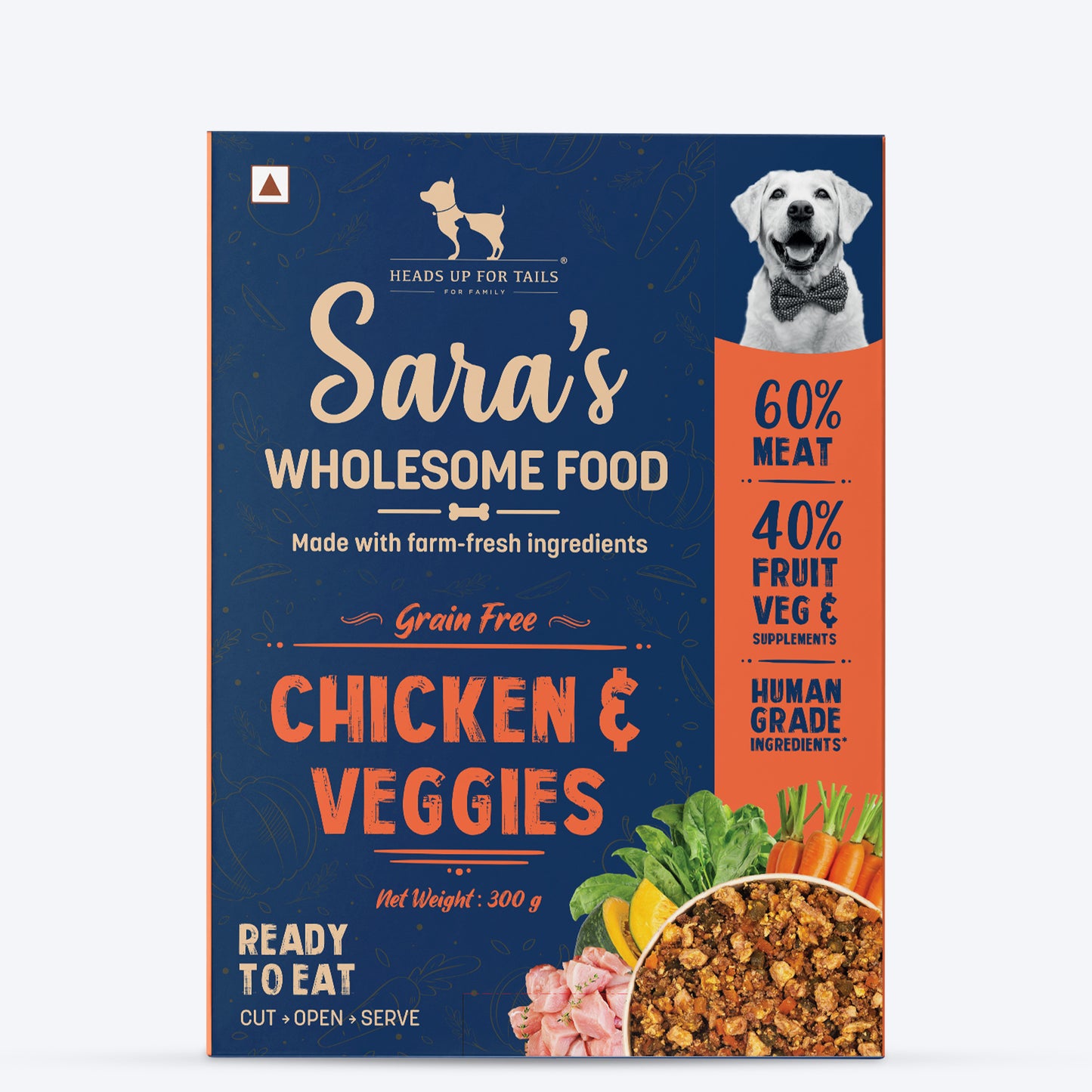 Sara's Wholesome Grain-Free Chicken & Veggies Dog Food