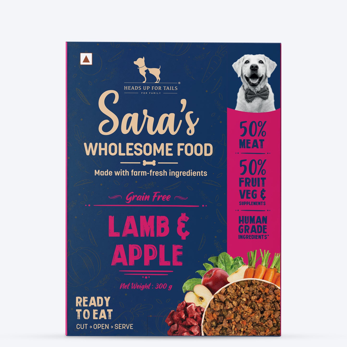Sara's Wholesome Grain-Free Lamb & Apple Dog Food