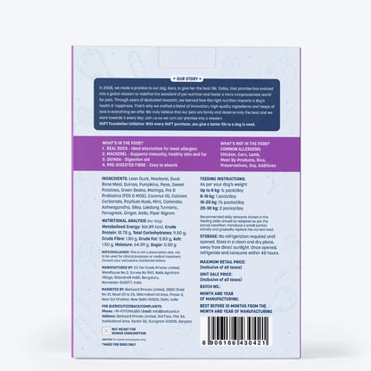 Sara's Wholesome Hypoallergenic Duck & Quinoa Wet Dog Food