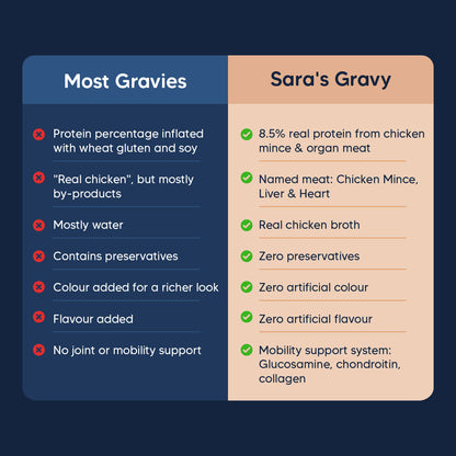 Sara’s Nourishing Gravy Chunky Chicken & Liver Wet Food For Dog - 70 gm