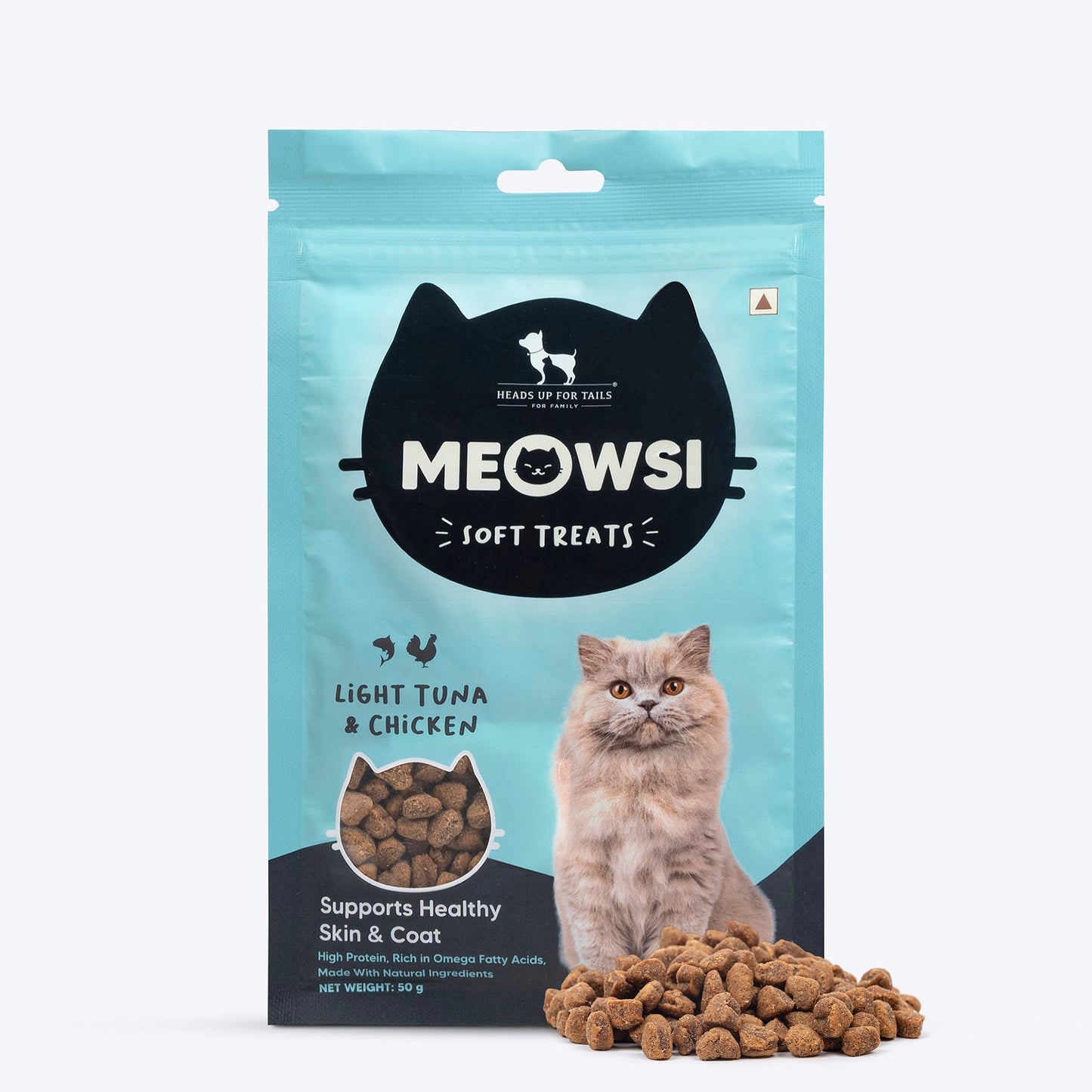 Meowsi Light Tuna & Chicken Soft Cat Treats - 50 g