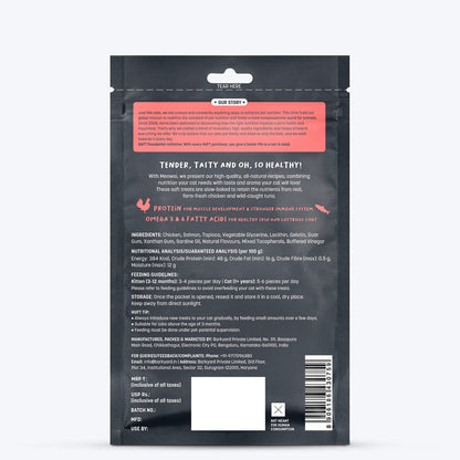 Meowsi Salmon & Chicken Soft Cat Treats High-Protein - 50 g