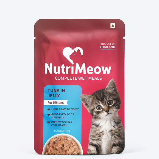 NutriMeow Tuna In Jelly Wet Food For Kitten - 80 gm