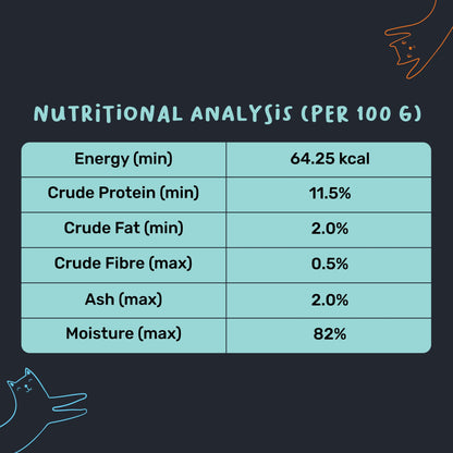 Meowsi Tuna & Shrimp Pate Wet Cat Food Grain-Free 80g