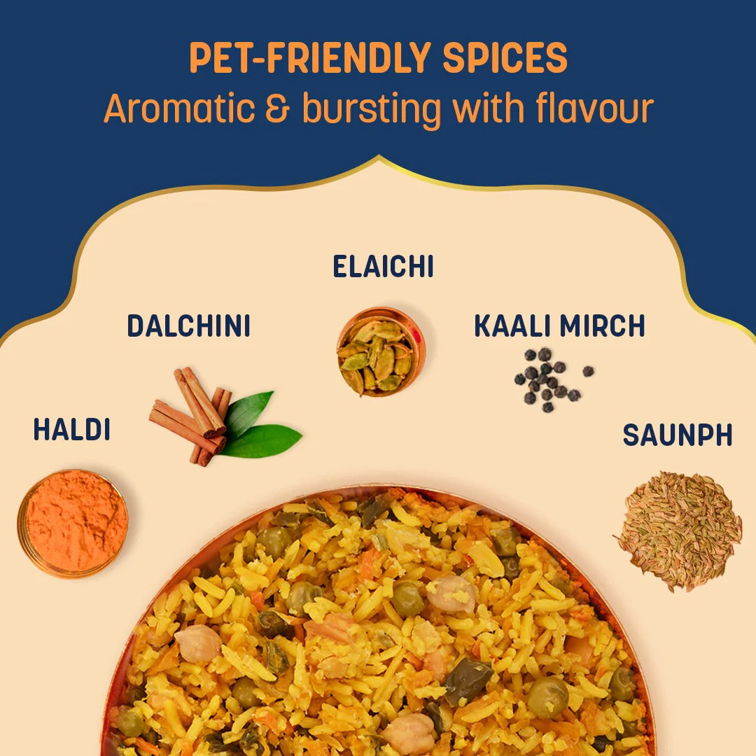 Sara's Wholesome Vegetable Biryani Wet Dog Food Vegetarian