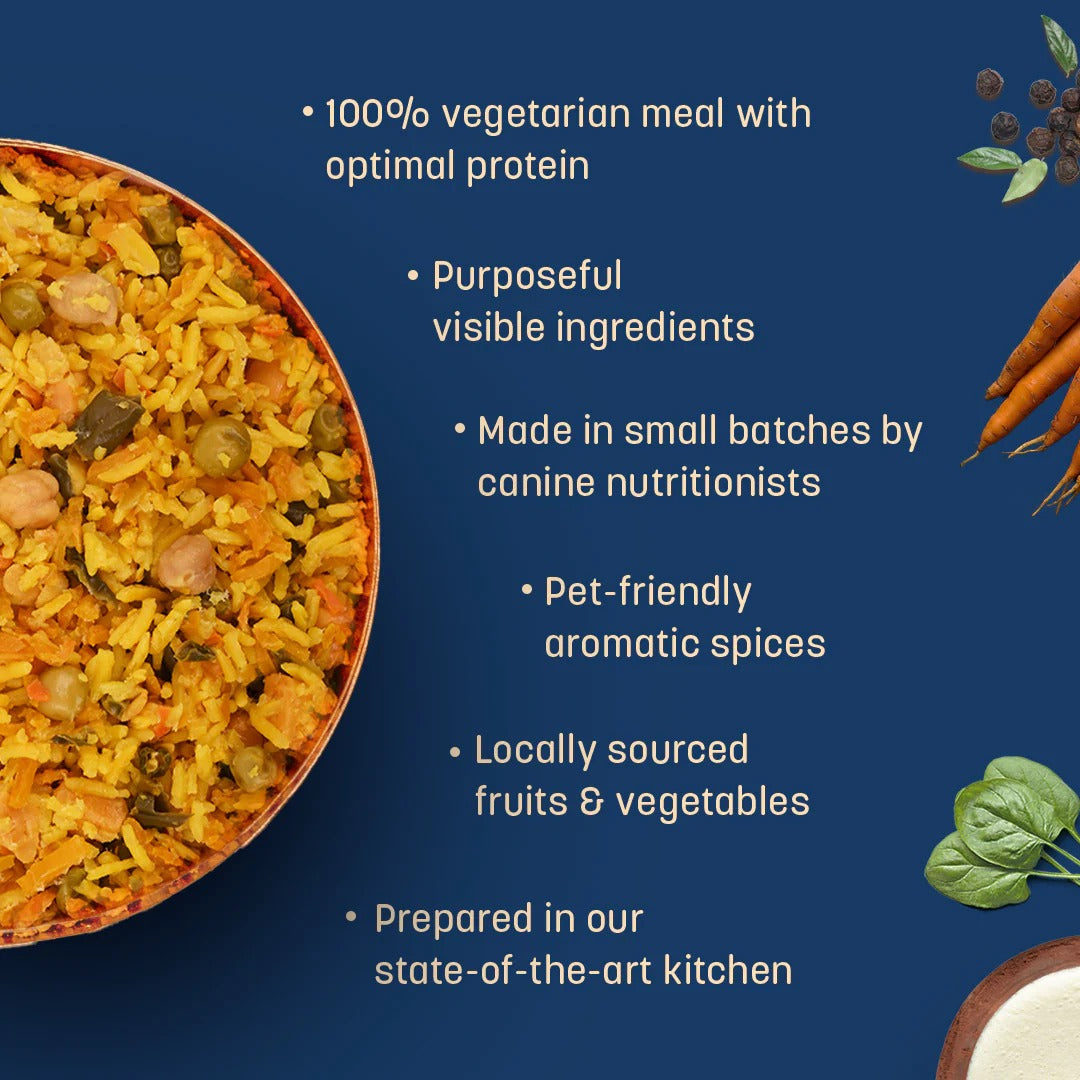 Sara's Wholesome Vegetable Biryani Wet Dog Food Vegetarian