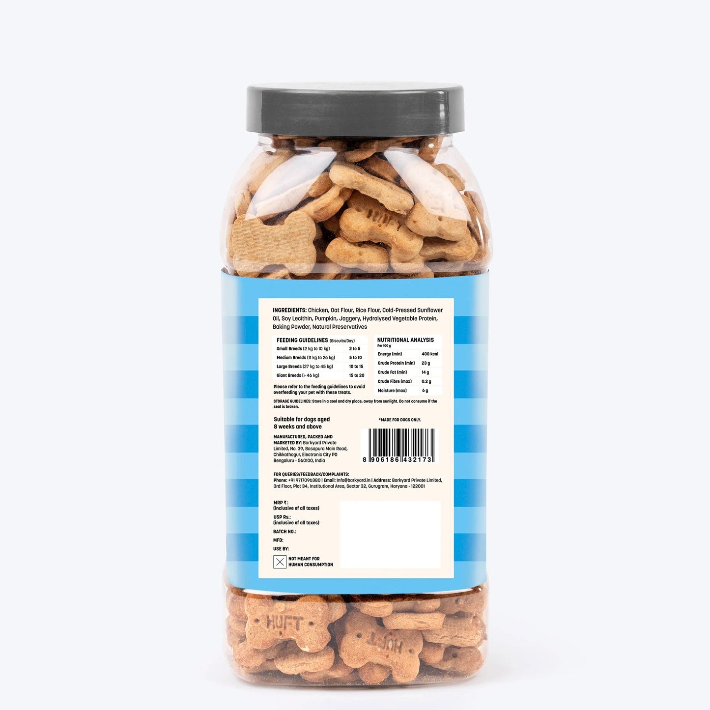 HUFT Yummy In My Tummy Chicken & Oats Gluten-Free Biscuits