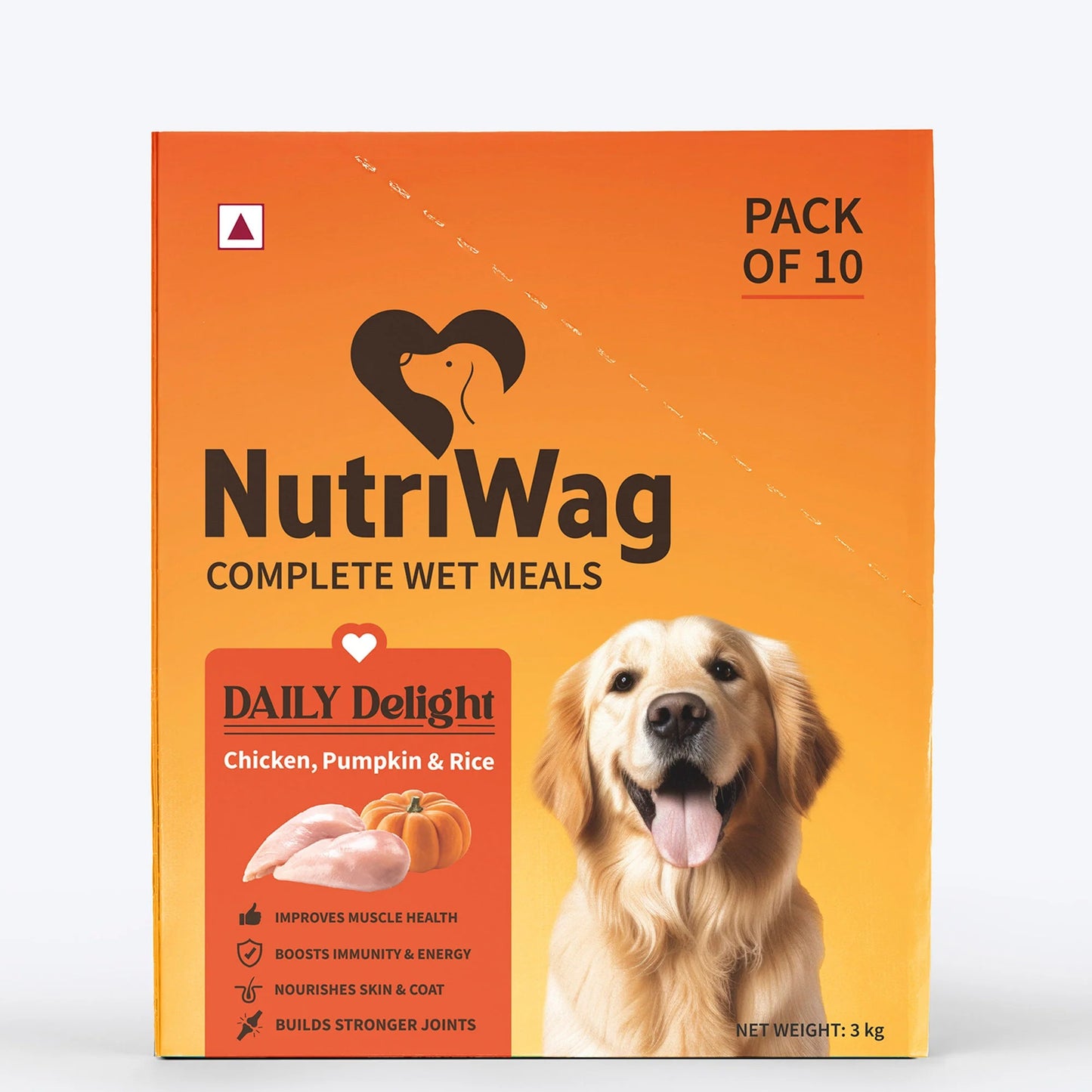 NutriWag Complete Wet Meals With Chicken, Rice & Pumpkin For Dog