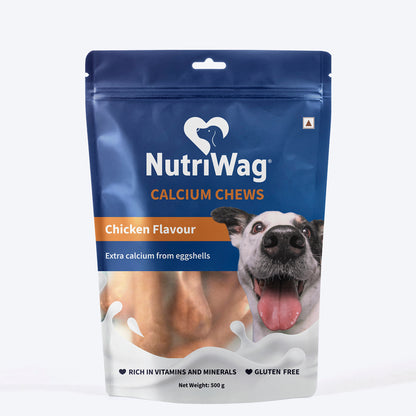 NutriWag Chicken Calcium Chew Bones Treats For Dog