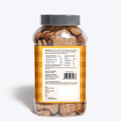 HUFT Yummy In My Tummy Peanut Butter & Banana Biscuits