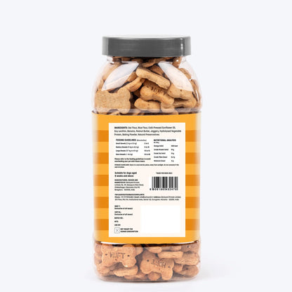 HUFT Yummy In My Tummy Peanut Butter & Banana Biscuits