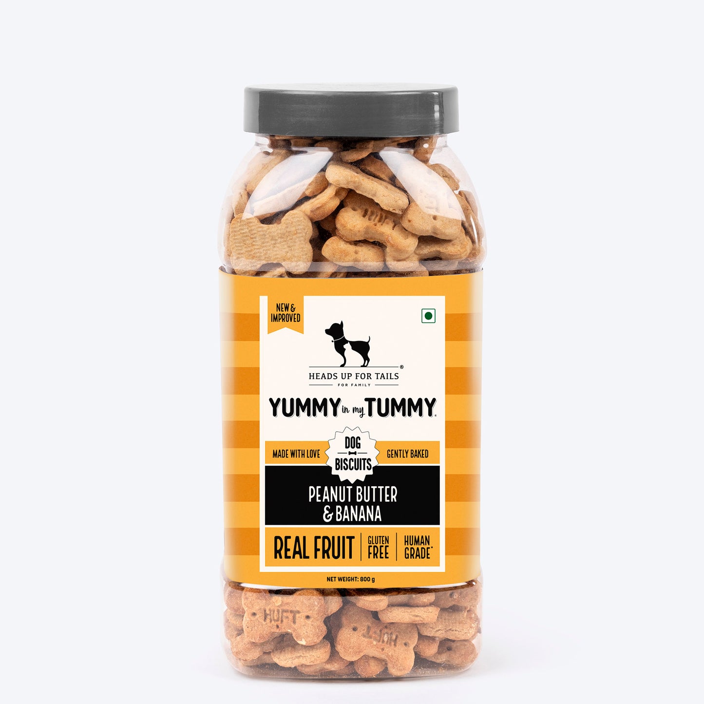 HUFT Yummy In My Tummy Peanut Butter & Banana Biscuits