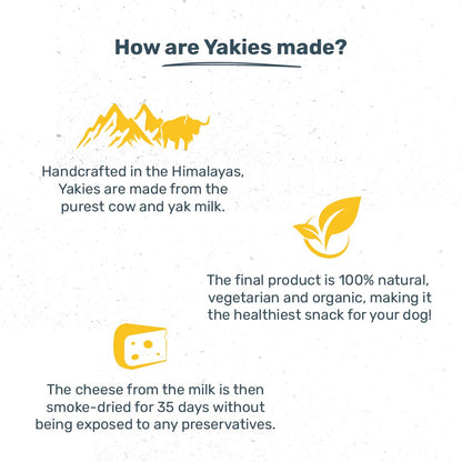 HUFT Yakies Vegetarian Natural Chew Bone