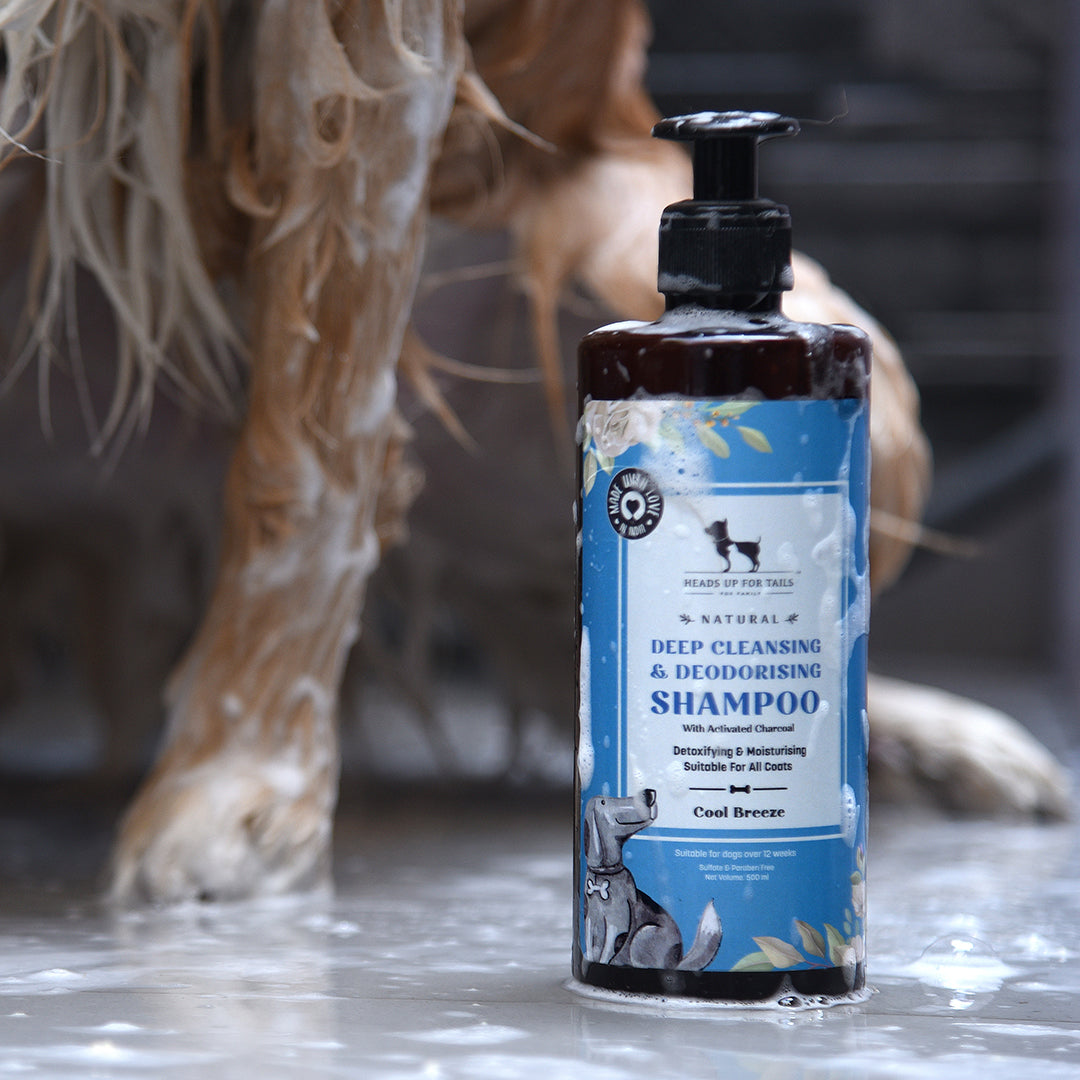 HUFT Natural Deep Cleansing and Deodorising Shampoo for Dogs - Heads Up For Tails