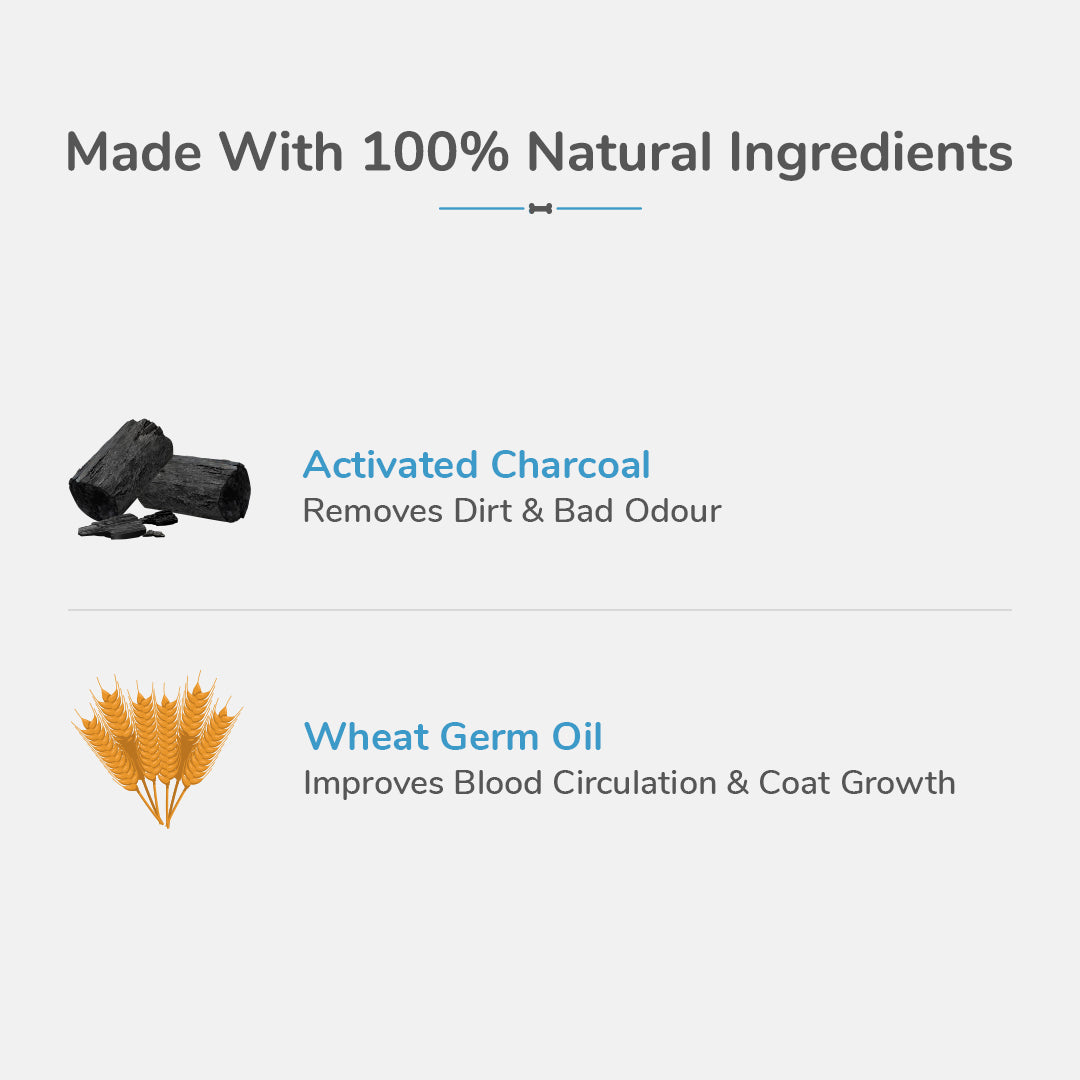 HUFT Natural Deep Cleansing and Deodorising Shampoo for Dogs - Heads Up For Tails