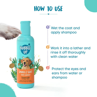 Bubble Up - Small & Soft Puppy Shampoo - Heads Up For Tails