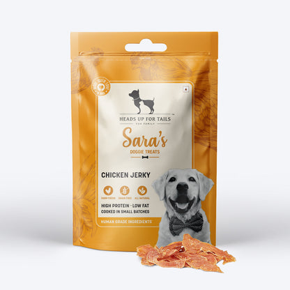 Sara's Doggie Treats Chicken Jerky - 70 g - Heads Up For Tails