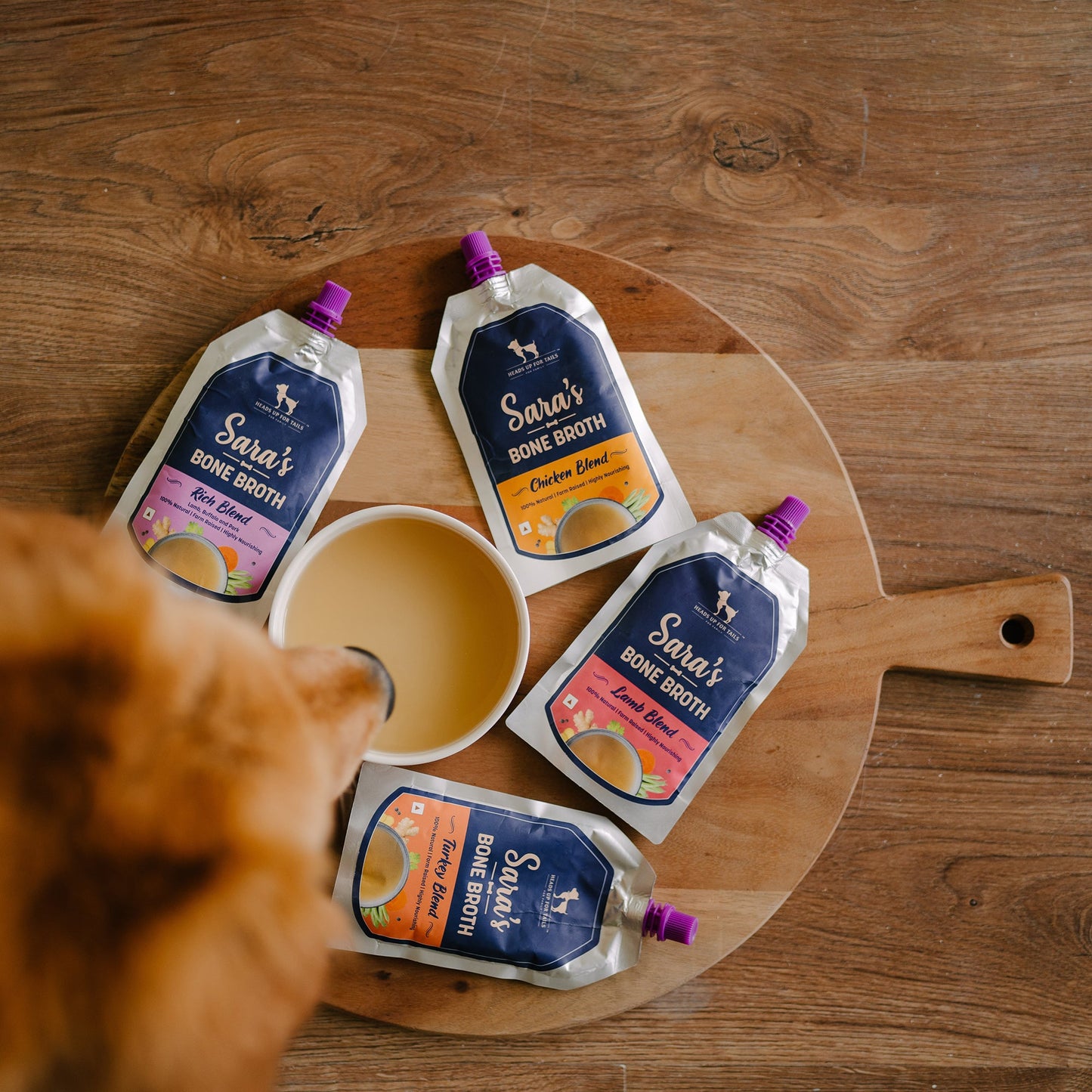 HUFT Sara's Chicken Blend Bone Broth For Dogs - 150 ml - Heads Up For Tails