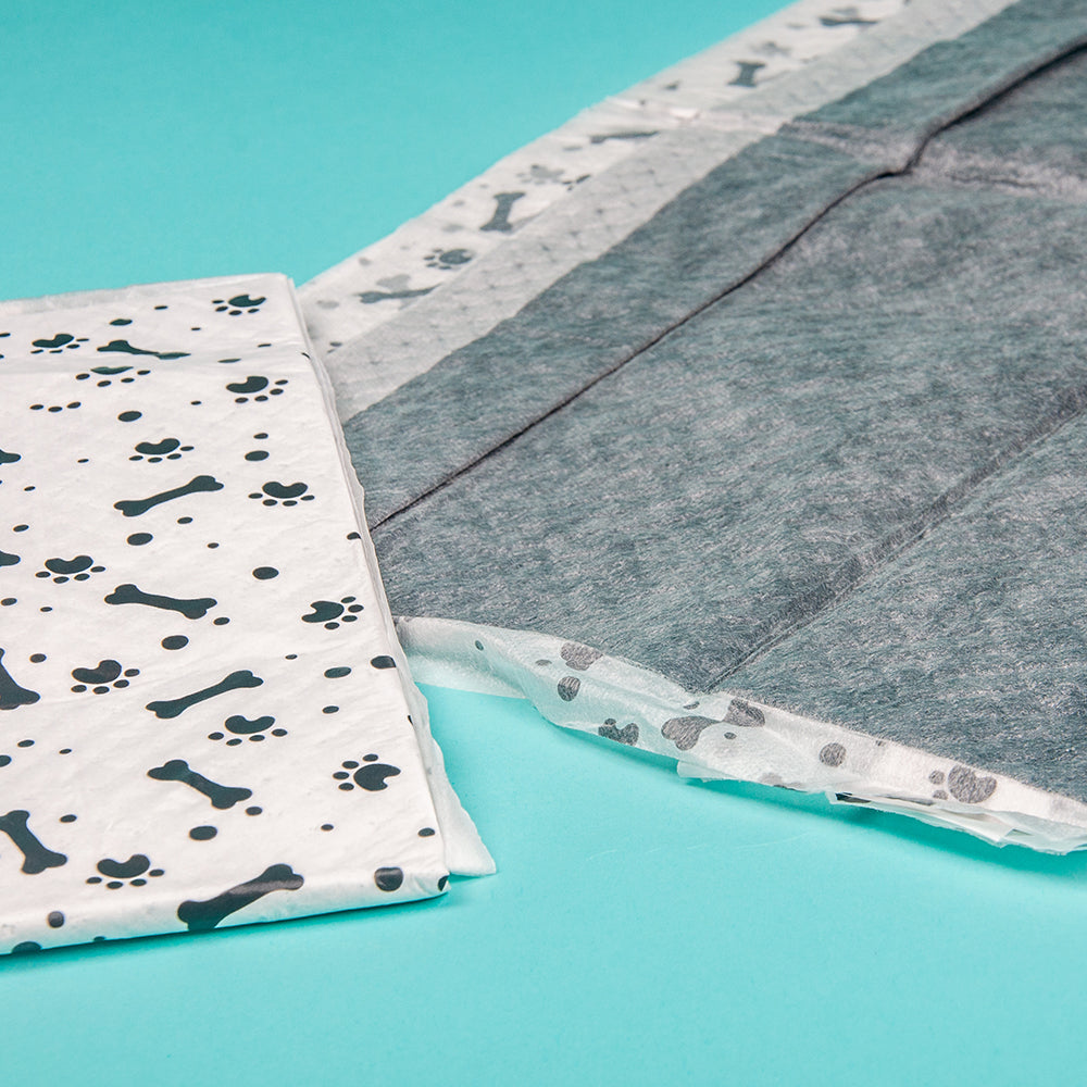 HUFT Charcoal Puppy Training Pads - 60 x 90 cm - Heads Up For Tails