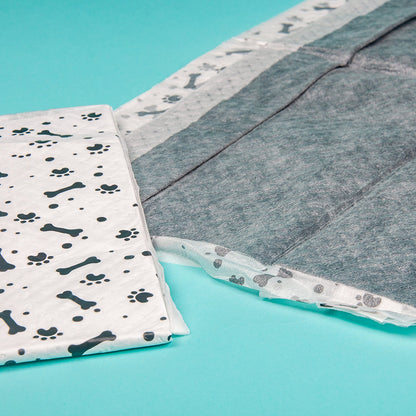 HUFT Charcoal Puppy Training Pads - 60 x 90 cm - Heads Up For Tails