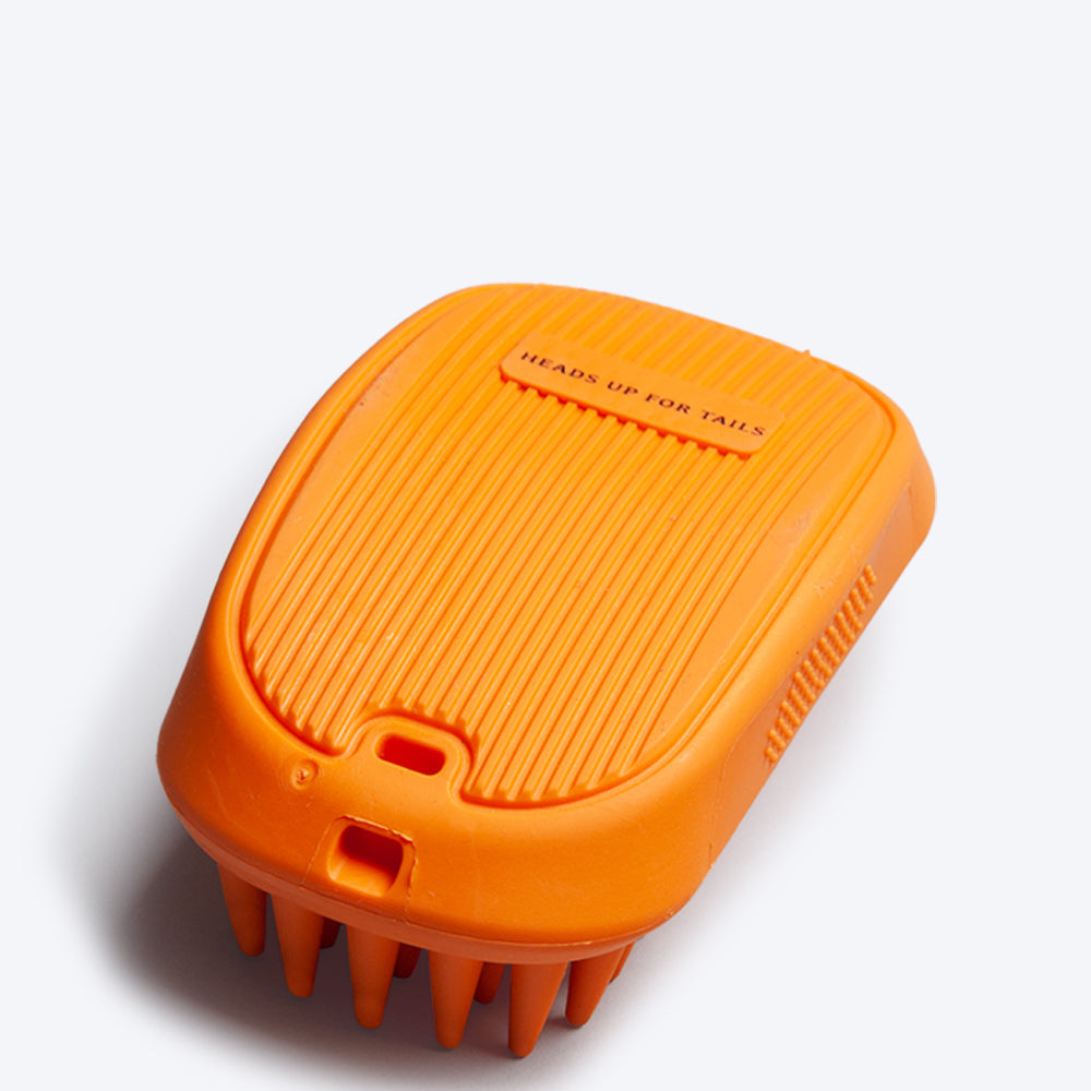 HUFT Silicon Pet Grooming Brush - Heads Up For Tails