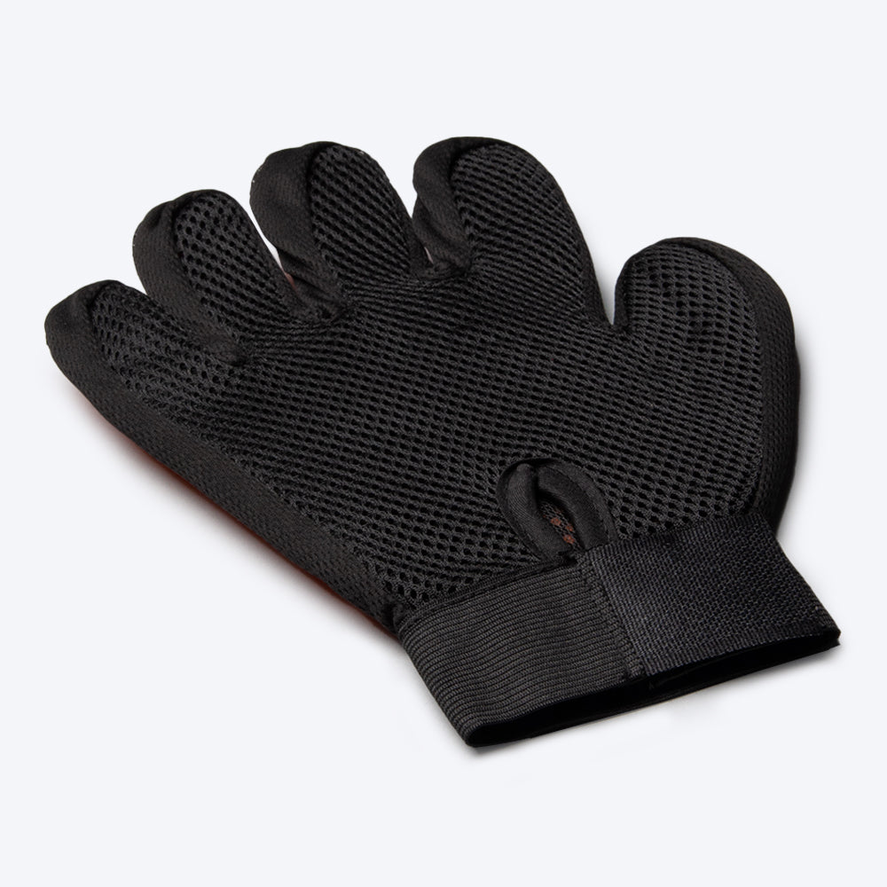 HUFT Pet Grooming Finger Glove - Orange - Heads Up For Tails