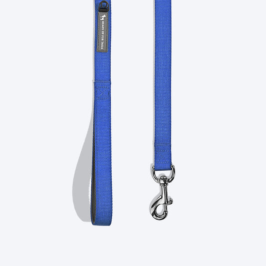 HUFT Essentials Nylon Dog Leash - Navy - 1.5 m (Can be Personalised) - Heads Up For Tails