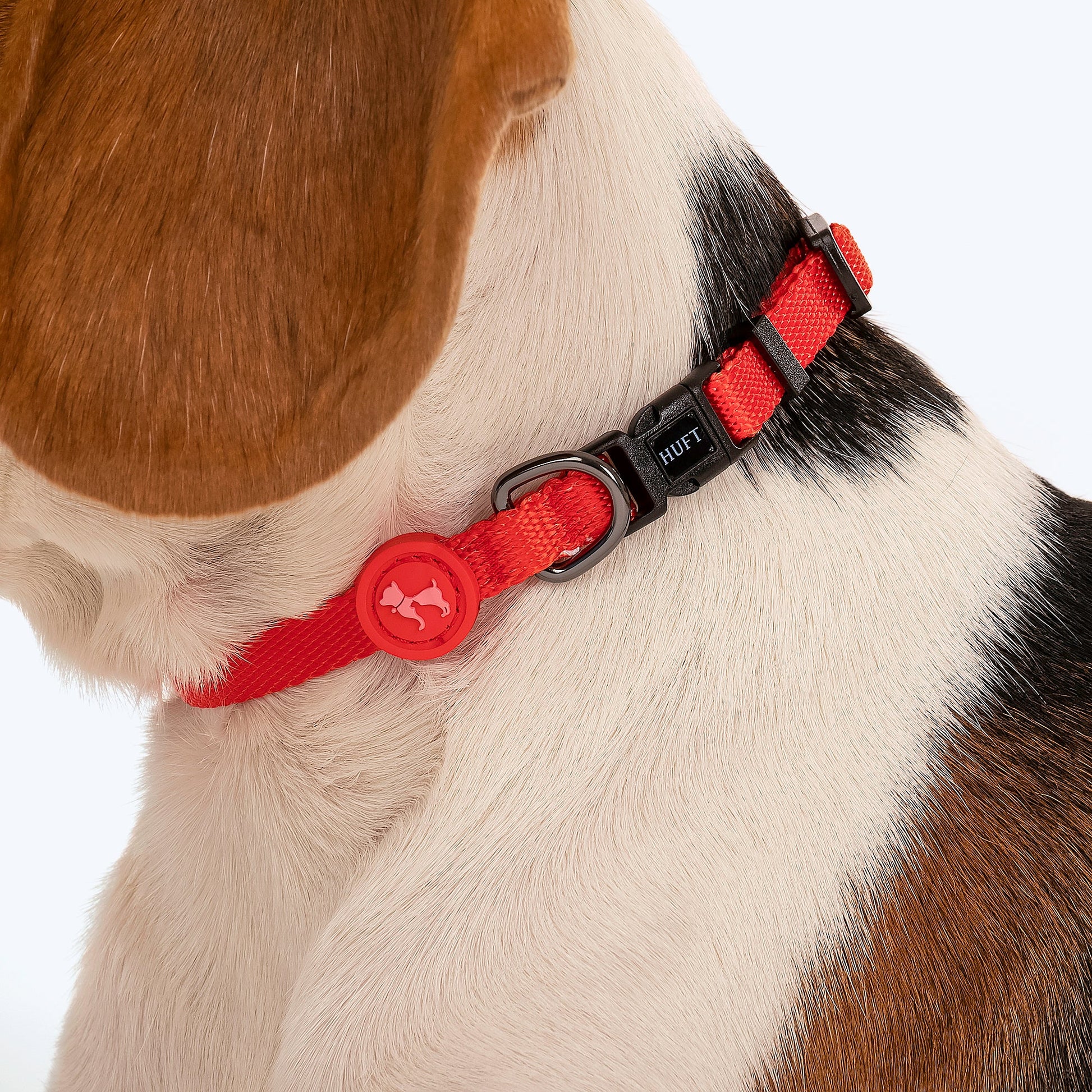 HUFT Classic Puppy Collar - XS - Red - Heads Up For Tails