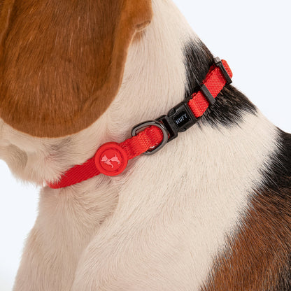 HUFT Classic Puppy Collar - XS - Red - Heads Up For Tails