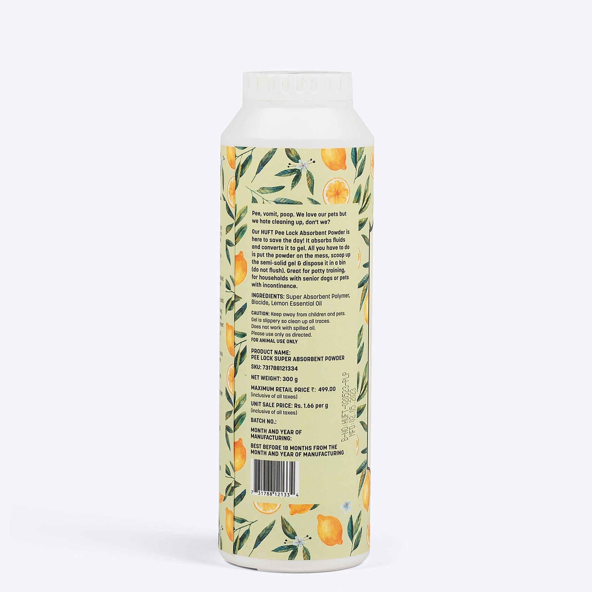 HUFT Pee Lock Super Absorbent Powder - Heads Up For Tails
