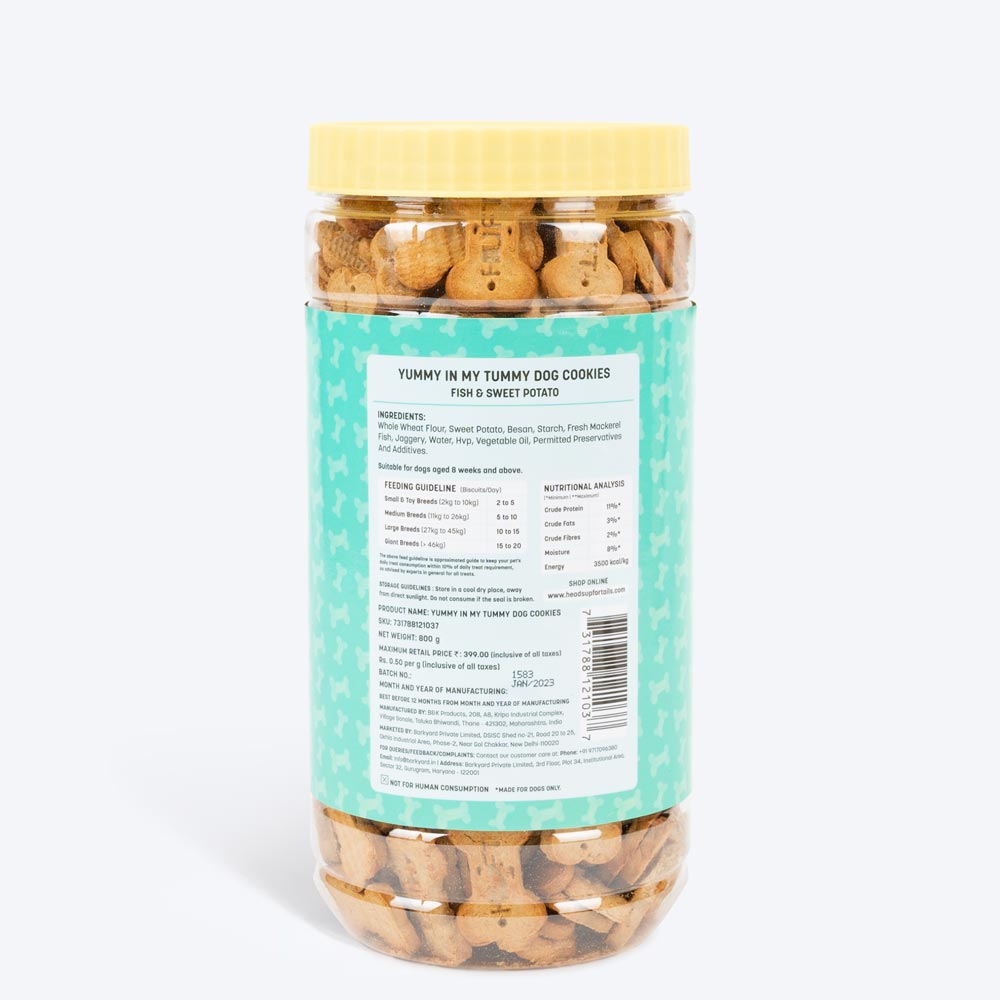 HUFT YIMT Fish And Sweet Potato Dog Biscuits - Heads Up For Tails