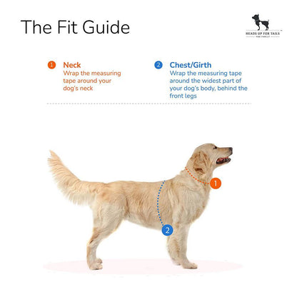 HUFT Classic Nylon Dog H Harness - Red - Heads Up For Tails