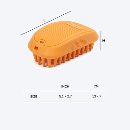 HUFT Silicon Pet Grooming Brush - Heads Up For Tails