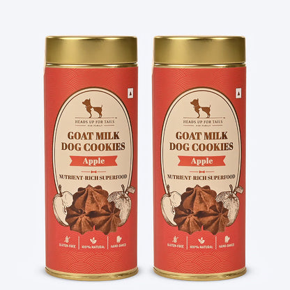 HUFT Goat Milk Dog Cookies - Apple - 200 gm