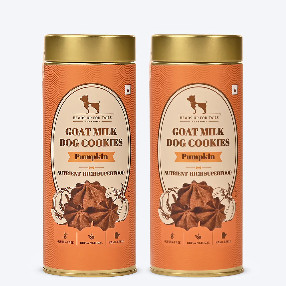 HUFT Goat Milk Dog Cookies - Pumpkin - 200 gm
