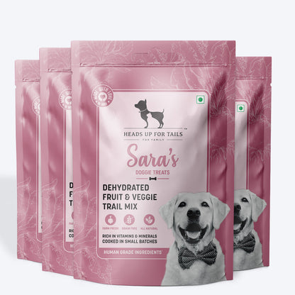 HUFT Sara's Doggie Treats Fruit & Veggie Trail Mix - 70 g