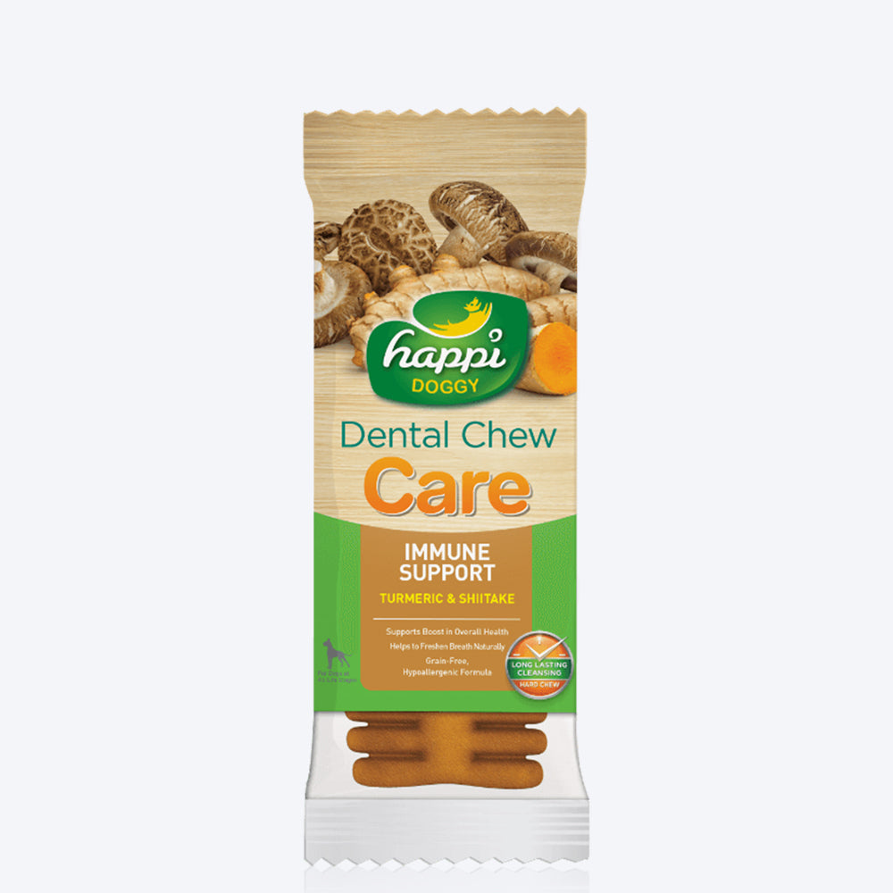 Happi Doggy Dental Chew (Immune Support ) - Turmeric & Shiitake - (Singles) - 23 g-3