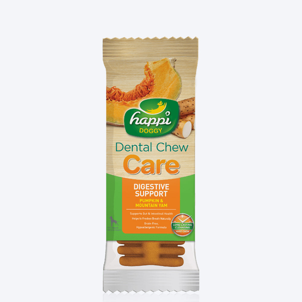 Happi Doggy Vegetarian Dental Chew (Digestive Support) - Pumpkin & Mountain Yam (Singles) - 25 g-4