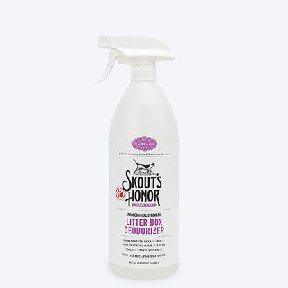 Skout's Honor Professional Strength All-Natural Cat Litter Box Deodorizer - 1035 ml - Heads Up For Tails