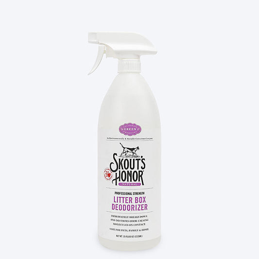 Skout's Honor Professional Strength All-Natural Cat Litter Box Deodorizer - 1035 ml - Heads Up For Tails