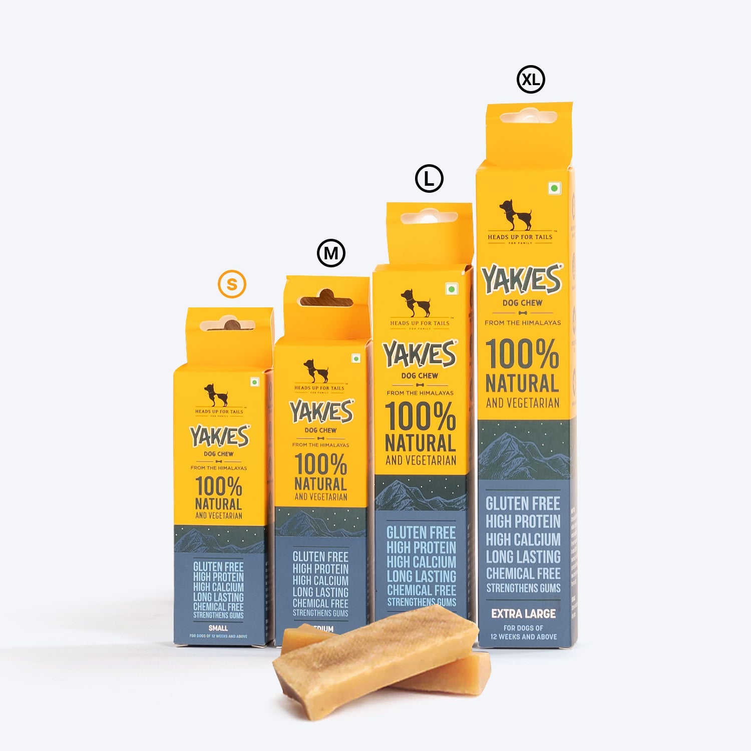 HUFT Yakies Vegetarian Natural Chew Bone-20